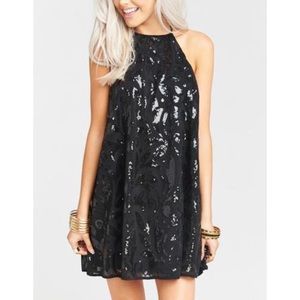 “Fairy Glitzmother” black dress